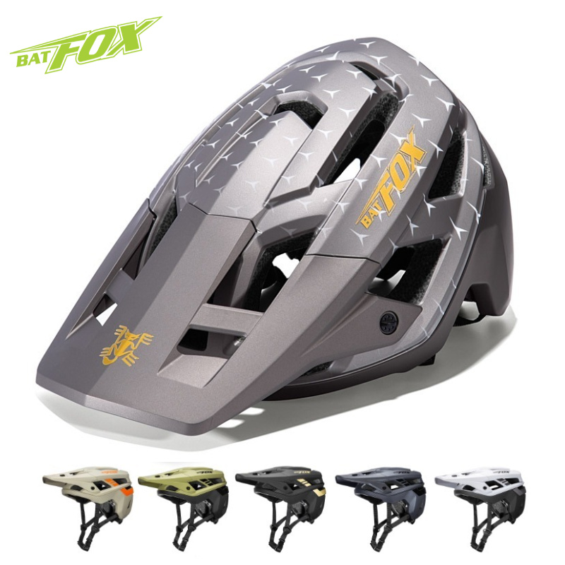 Mountain Biking Gear For Men - BATFOX Mountain Bike Helmet Riding Speedframe