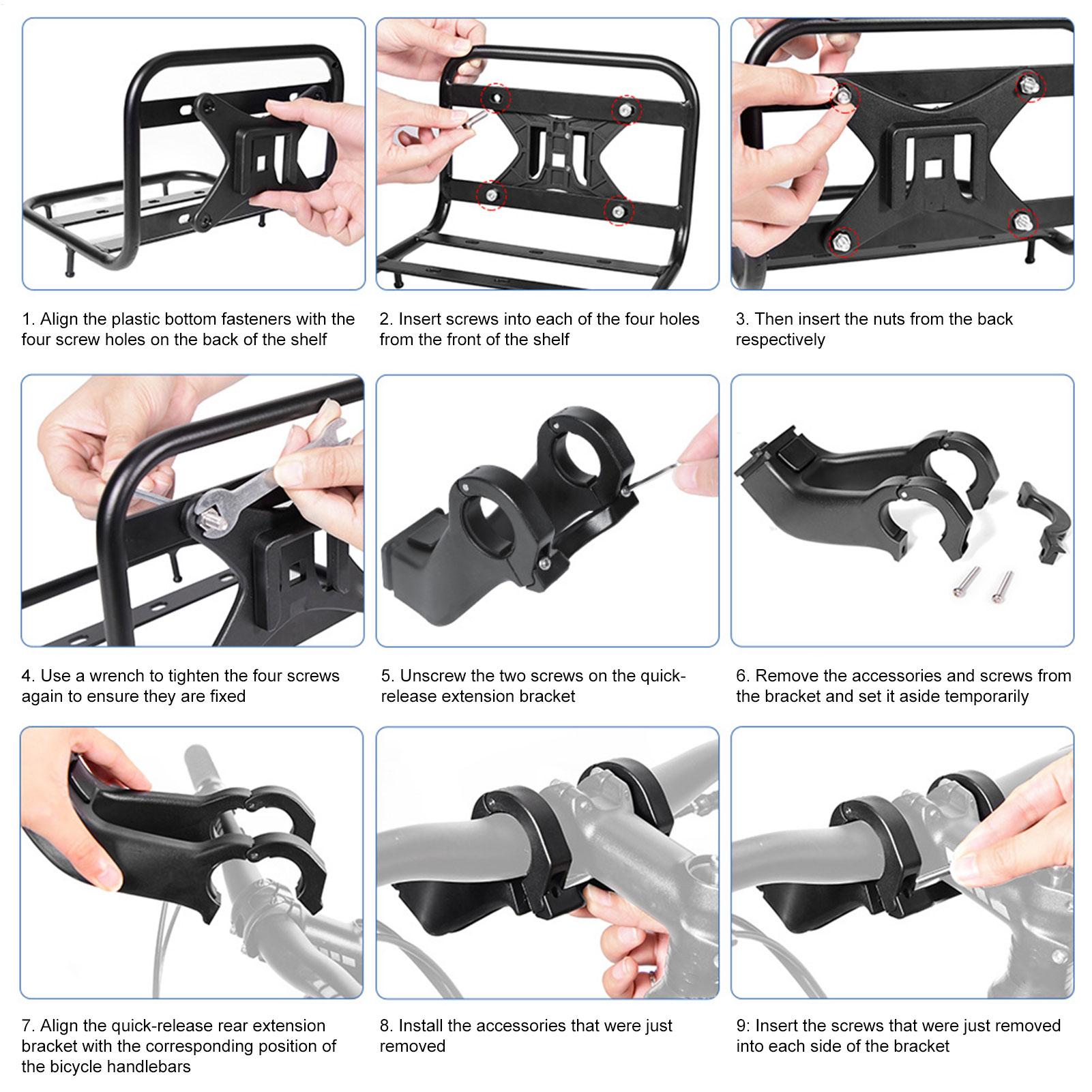 Mountain Biking Kids - Front Bike Rack Quick Release Holder
