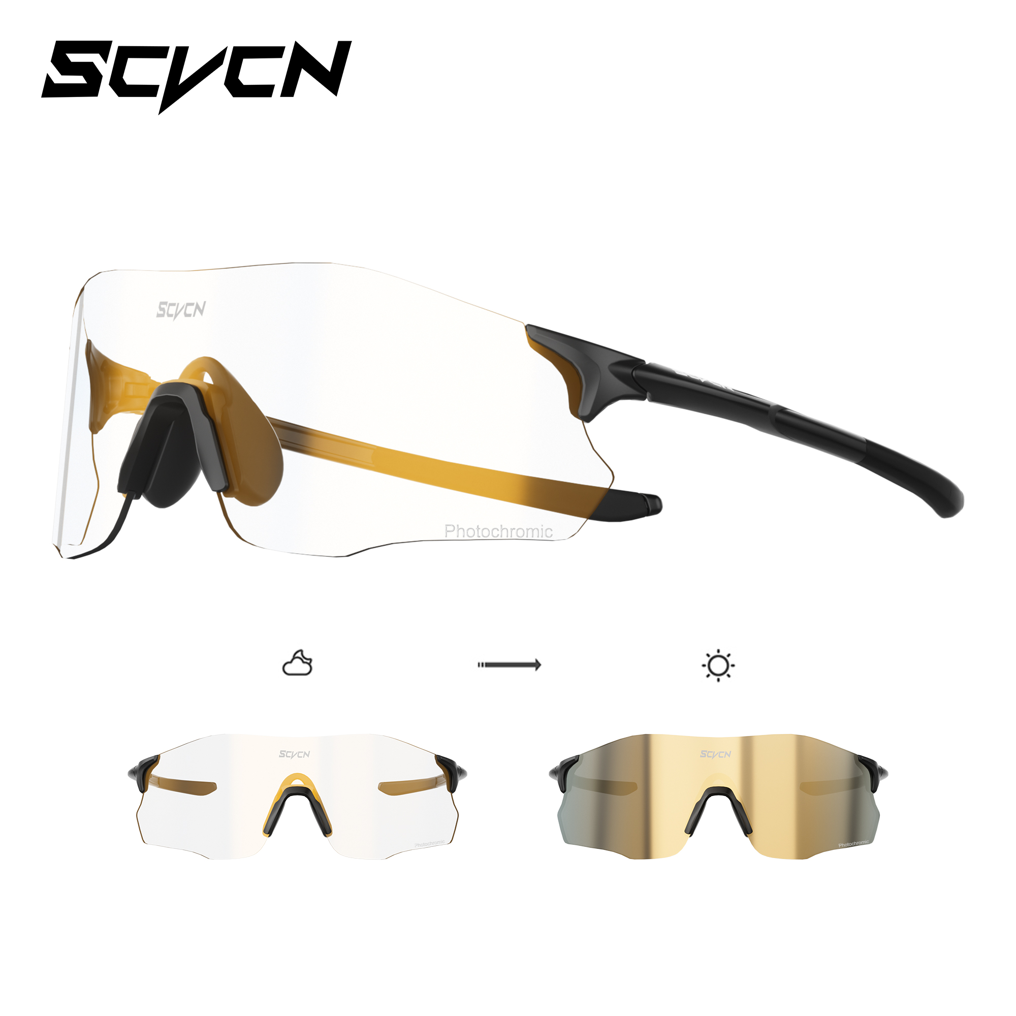 SCVCN Photochromic Rimless Sun - đánh giá và giá Mountain Biking Sport