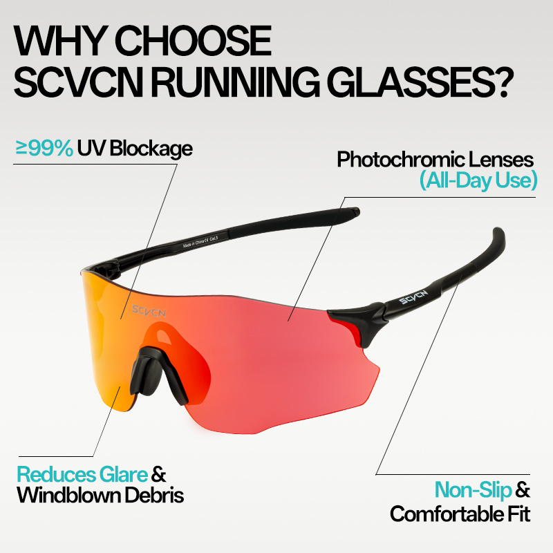 SCVCN Photochromic Rimless Sun - đánh giá và giá Mountain Biking Sport