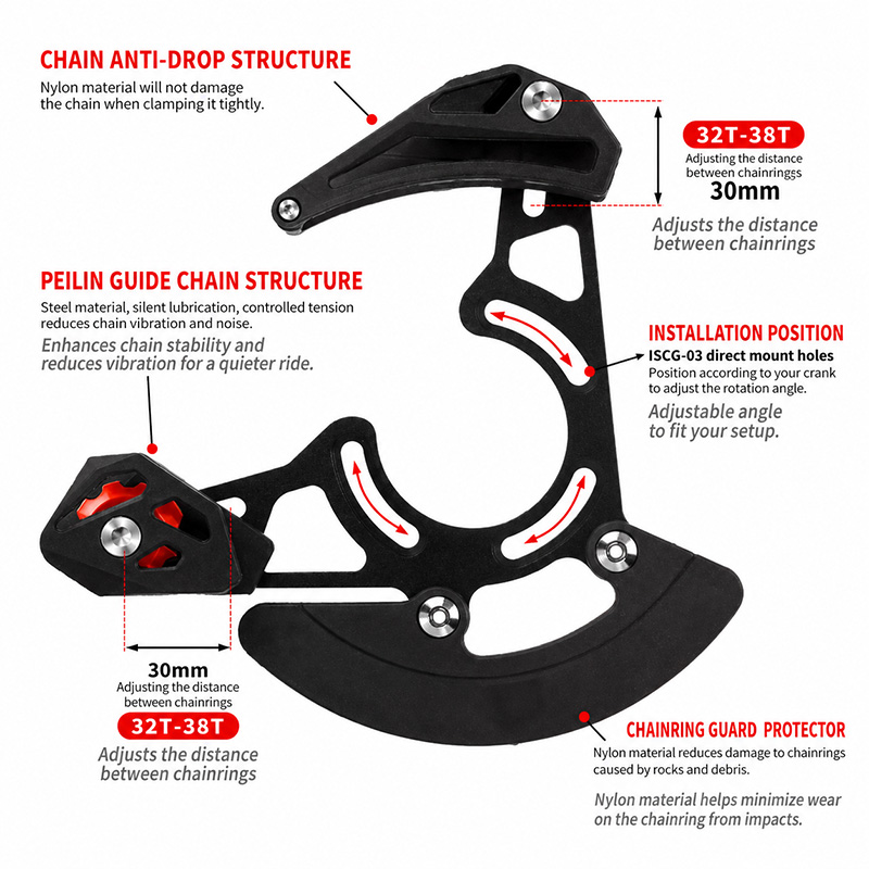 MTB Bike Chain Guide ISCG 03/0 - đánh giá và giá Chain Guide Iscg