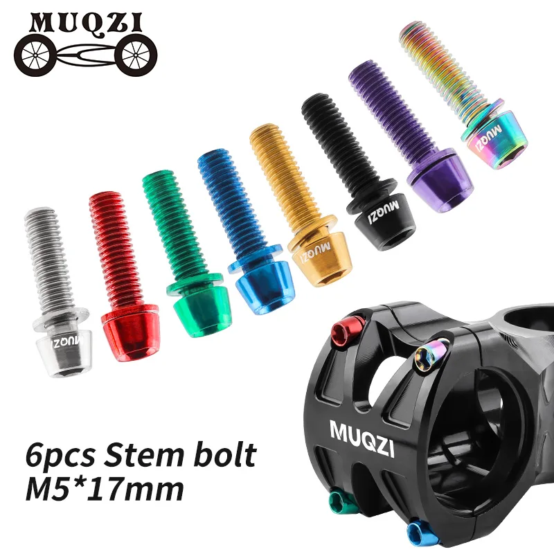 MUQZI 6pcs Stem Bolts M5x17mm  - đánh giá và giá Handlebar Riser Stem
