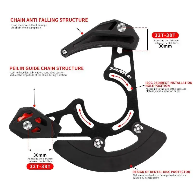 TANKE Bicycle Chain Guide ISCG - đánh giá và giá Chain Guide Iscg