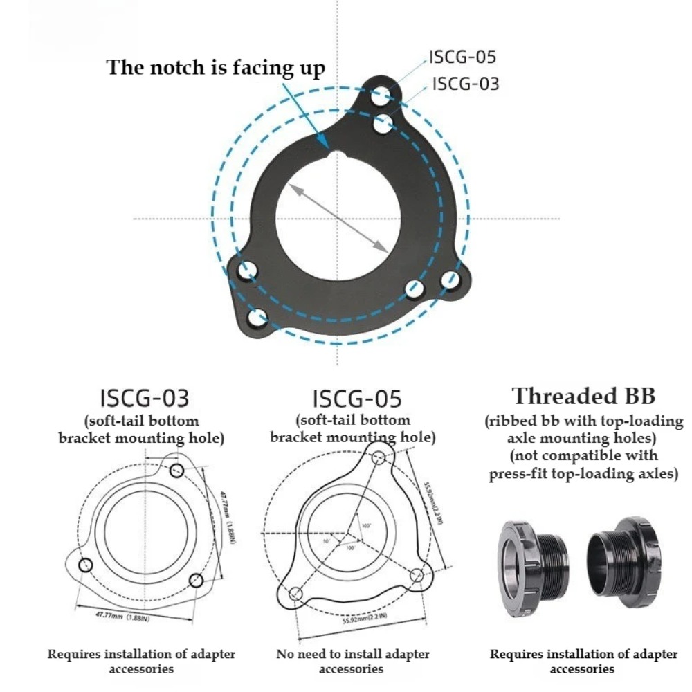 AXI Bicycle Chain Guide ISCG 0 - đánh giá và giá Chain Guide Iscg